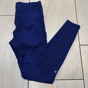 EUC lululemon athletica blue Leggings